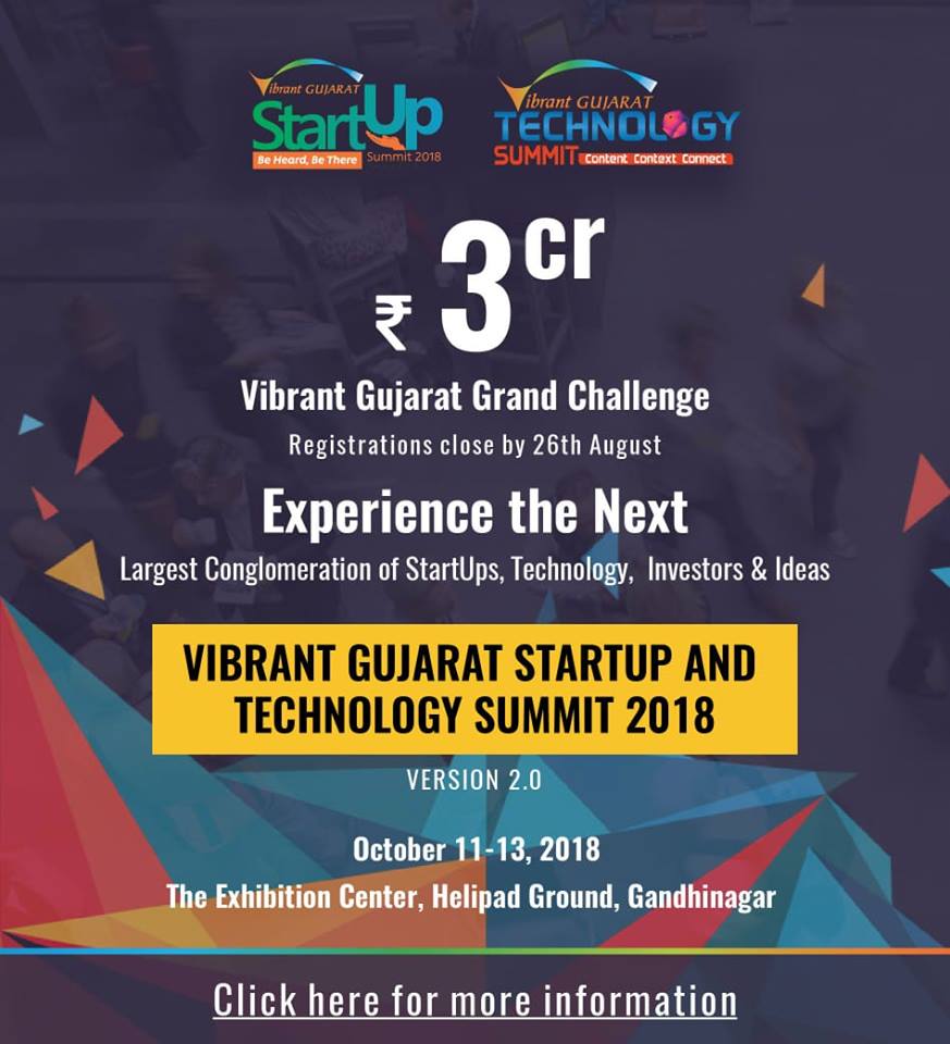 Amortree1's tweet image. To keeping the ‘#Startup Movement’ going, Government of Gujarat is hosting a three-day event.For more information visit - vgstartup.com
For more such updates stay tuned !!!!!!
Startup India Vibrant Gujarat
#IIcmilestones #IICupdates #steptosuccess #BeAnEntrepreneur