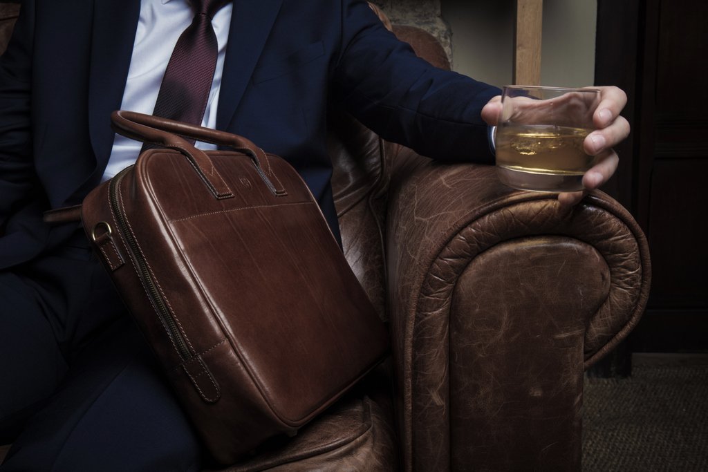 the modern gentleman duffle bag