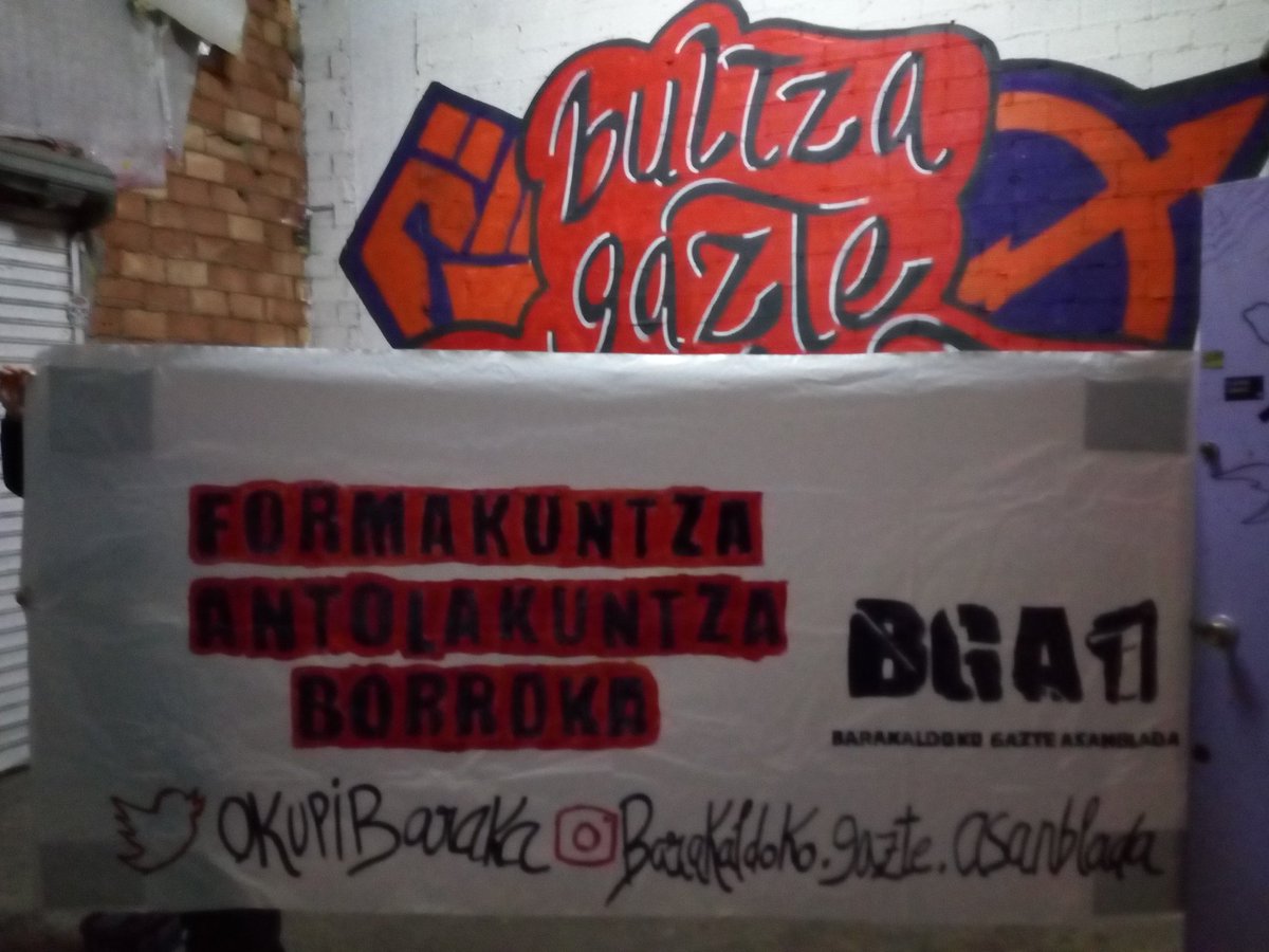 Bagatzako jaiterako prest!!!
Formatu, antolatu eta borrokatu!
Gazte Asanbladari guztion artean indarra eman diezaiogun! 

Bultza Gazte Antolakuntza!!!