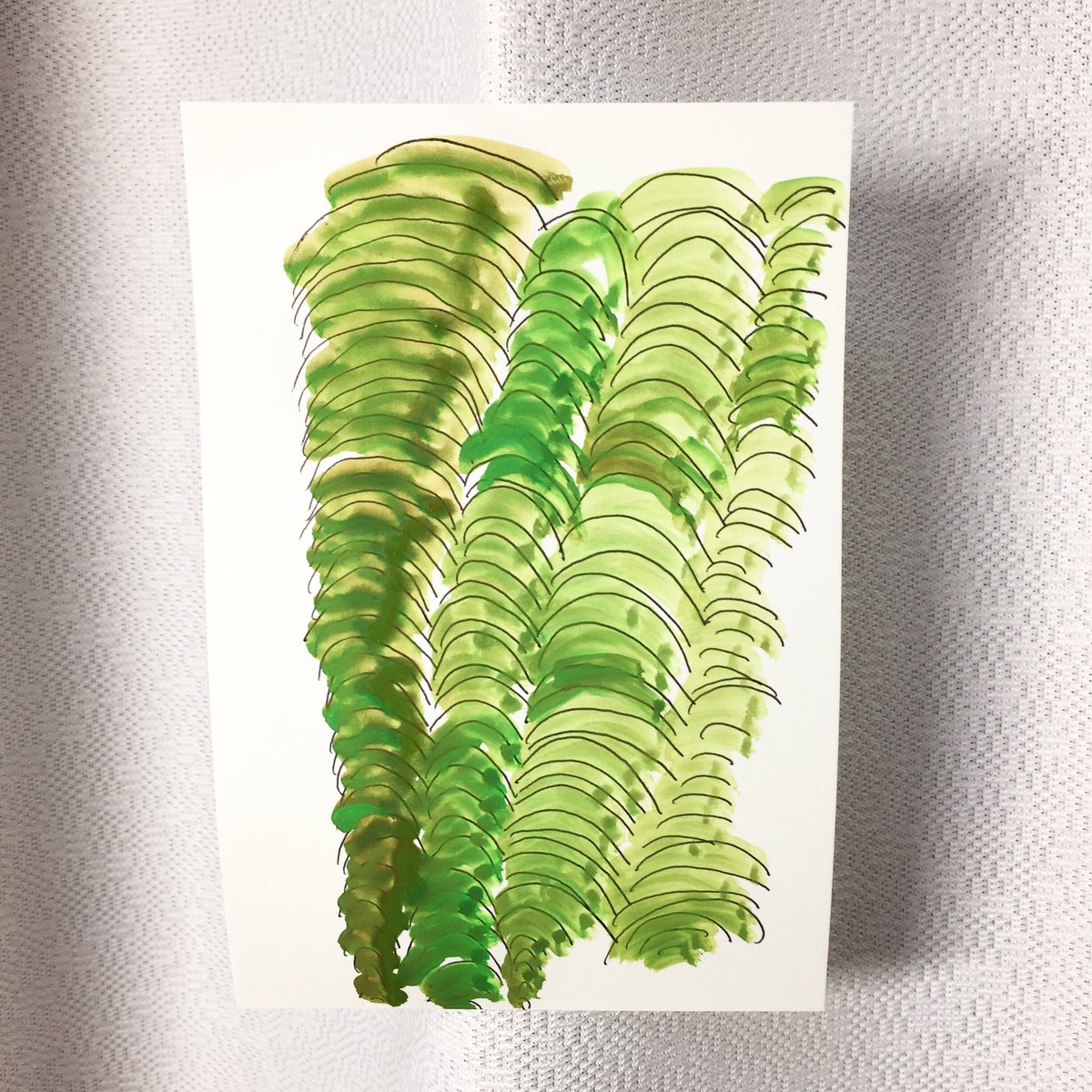 tanikonomi's tweet photo. 山、大渋滞

#谷このみ個展あたたかい
#谷このみ
#drawing 
#art
#quantumgallery https://t.co/75f8B7Y59h