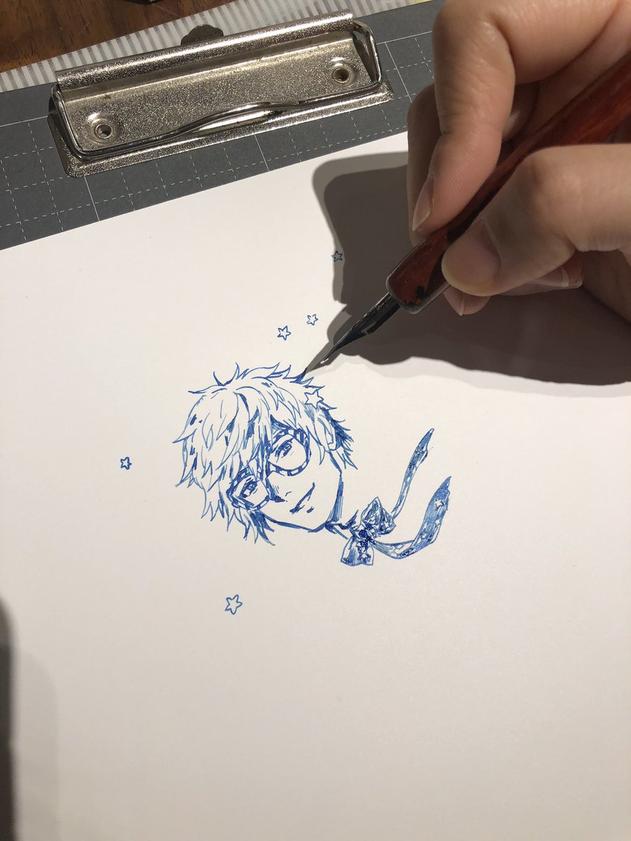 So I forgot to bring pencil... xD