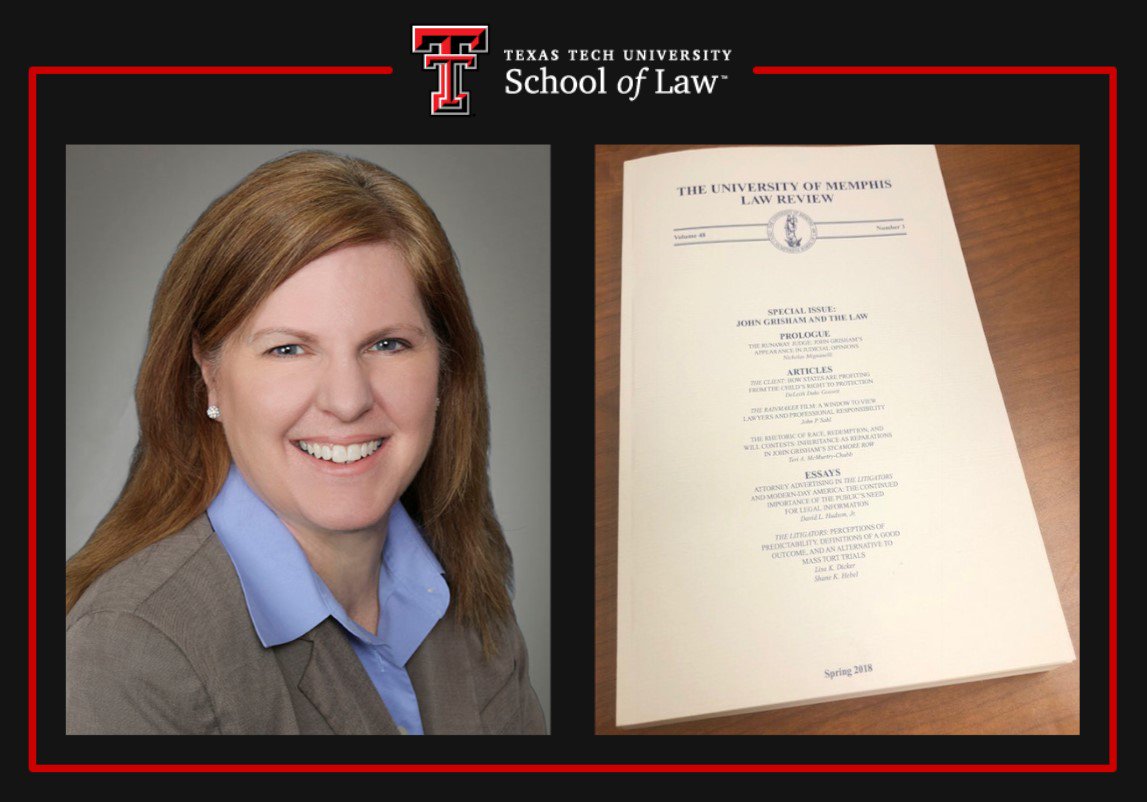 Check out this recent publication by @TTU_Law Prof. DeLeith Gossett (@deleith_gossett) in the @memlawschool Law Review, entitled 'The Client: How States are Profiting from the Child’s Right to Protection '  #childwelfare #lawyers #legalscholarship @WomenInLegalEd