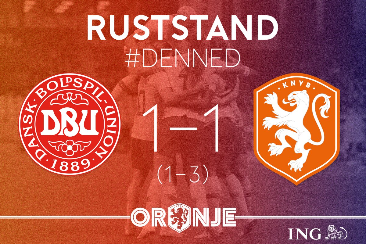 Oranjeleeuwinnen Twitter àªªàª° We Gaan Rusten Met Een 1 1 Stand Denned