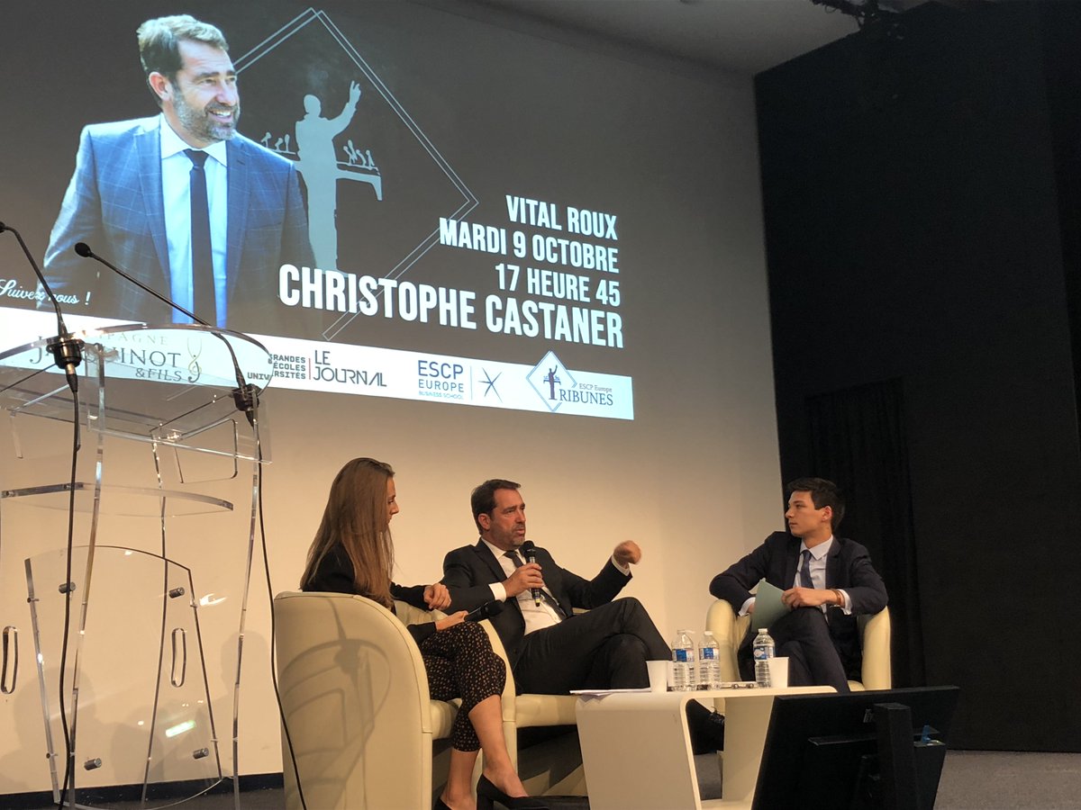 TribunesESCP's tweet image. &quot;Si on veut sauver la politique, il faut garantir le maximum de transparence et d&apos;exemplarité&quot; assure notre invité.

#ConfCastaner #TribunesESCP