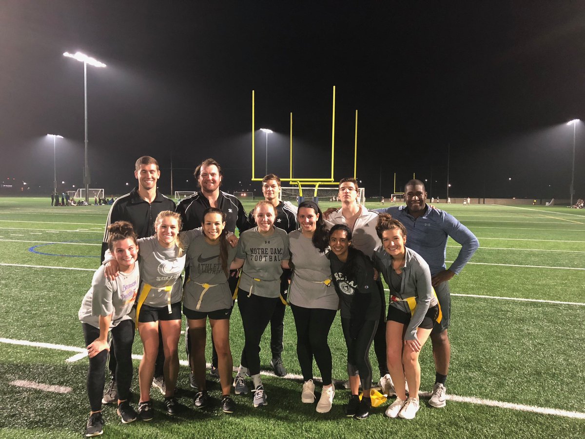 NotreDameLawSBA's tweet image. #Latepost but a #GreatPost Just some proof that Law students have fun too! Thanks to everyone who participated in the Powderpuff Football Tournament, and Congrats to the 1Ls who took home the Championship! #NDLS #DifferentKindofLawyer