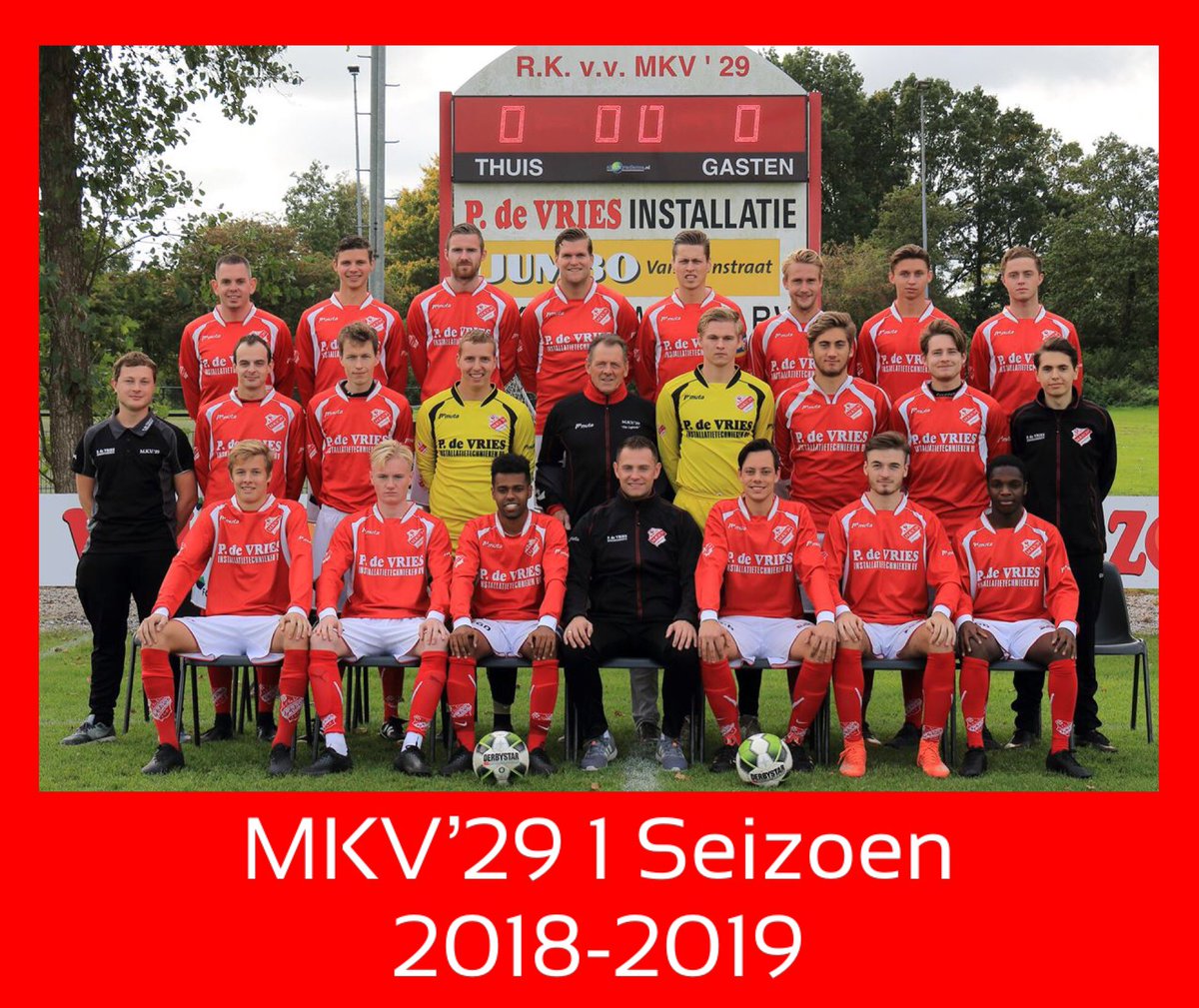 MKV29's tweet image. 1e selectie MKV’29 Heren 1, seizoen 2018-2019