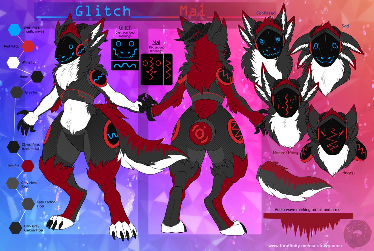 fuzzycoma's tweet photo. Finished my final pre- @AnthroSoutheast commission! 

https://t.co/1xquaj09Ni

#Furryart #furry #Anthrosoutheast2018 #furryfandom #protogen #glitch #illustration #illustrationart #Illustrator #artist #digitalart #FuzzyComa https://t.co/QGkk46sBeR