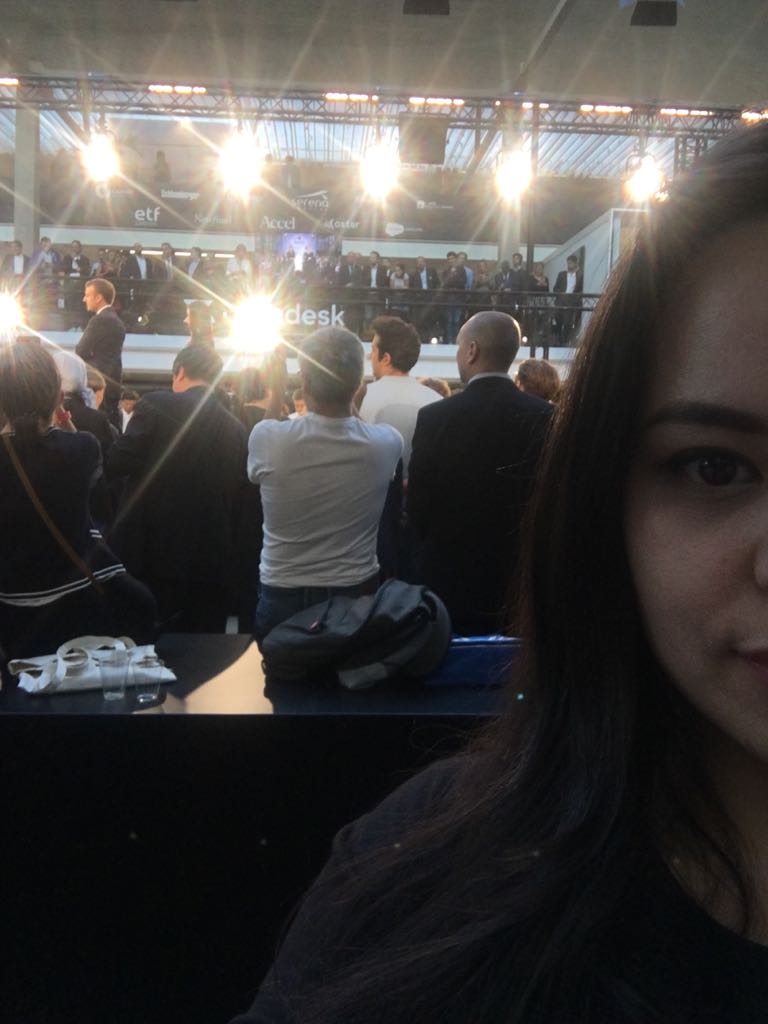 kg_protech's tweet photo. At @joinstationf with the French President Emmanuel Macron, talking about technology and innovation in France. https://t.co/4GMPbcUDiI