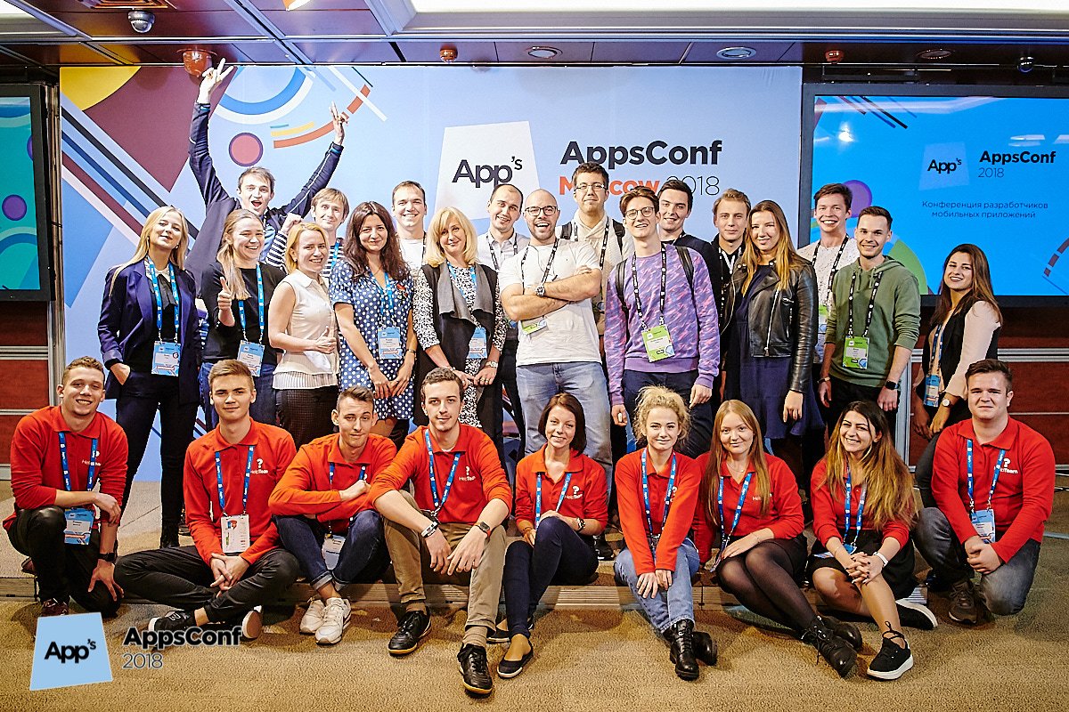 AppsConfRussia's tweet photo. Наша команда, которая старалась, чтобы все было четко💪#appsconf #appsconf2018 https://t.co/dXOc5jBhKC
