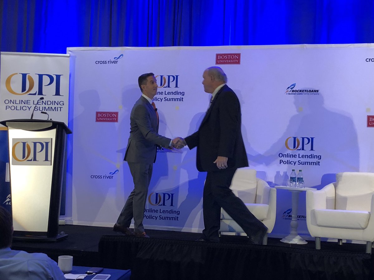 YPGoldfeder's tweet photo. Having a great time so far and standing room only for #OLPS2018! @crossriverbank @RocketLoans @BU_Tweets Thank you to all our partners! #BankingUntangled #Fintech https://t.co/9cxUzlRRoe