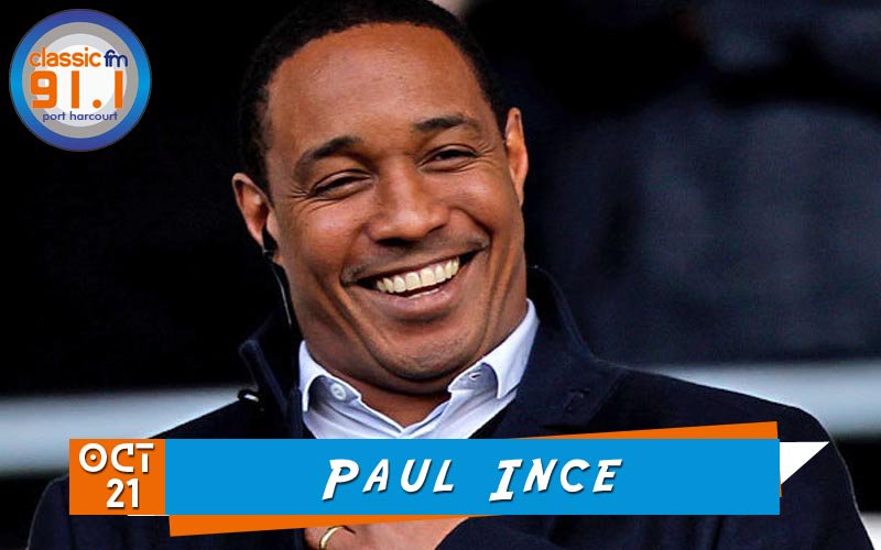 Happy birthday to English football manager and a former professional footballer, Paul Ince. 