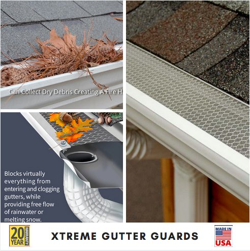 CochranExterior's tweet photo. Depending on the geographic region, gutters can fill with leaves, pine needles, oak tassels, asphalt and other shingle debris, and nests that harbor infestation.Learn more about our Gutter Guards at Cochran Exteriors. https://t.co/4pB2HlKvls #CochranExteriors #XtremeGutterGuards https://t.co/E2VZVUKra0