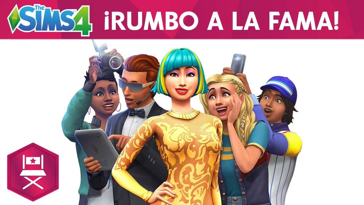 Sekaimu's tweet photo. Trailer de lanzamiento oficial de #LosSims4 ¡Rumbo a la fama! en español disponible en YouTube. ⭐️

https://t.co/gwkLsjv5rG https://t.co/JvA8NDBnxg