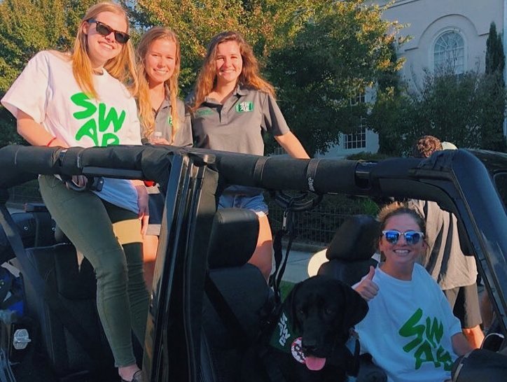 swabuga's tweet photo. SWAB had a great time at the UGA homecoming parade last week! #goSWAB #goDAWGS https://t.co/ory6C3xhtA
