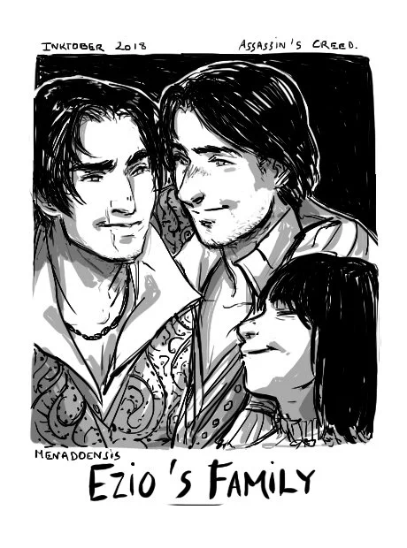 09 - BROTHERS
They lived happily ever after and no one will convince me otherwise ?
#Digitober #Inktober #Inktober2018 #InktoberAssassins #AssassinsCreed #AssassinsCreed2 #ACFinest @assassinscreed @Ubisoft 