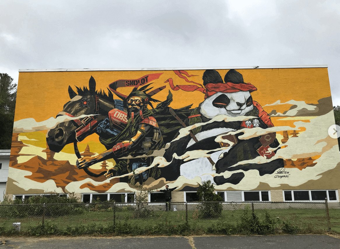MURALfestival's tweet photo. #MuralBlog | Discover what makes @POWWOWWorcester so unique and admirable through our recap of its third edition.
>> https://t.co/gdbFAWrdxb
#POWWOWWorcester #StreetArtFestival #StreetArtChat https://t.co/0G0lCxdIxs