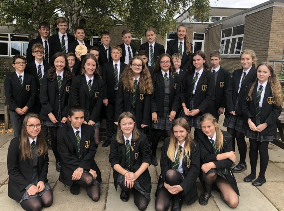 HBK_School's tweet photo. Congratulations to Mr Fuller's tutor group (9M1) on winning the Middle School #GoldenAntlers a couple of weeks ago #FirstWinOfTheYear https://t.co/gt1bENu39V