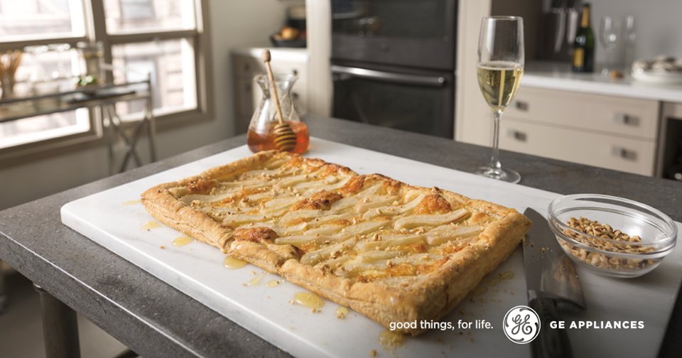 Celebrate the flavors of fall in your kitchen with our pear and brie tart recipe. Frozen puff pastry makes this a quick and elegant addition to any gathering! pbxx.it/mJ4WdT