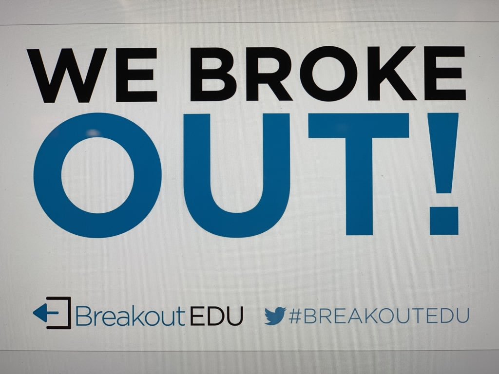 Devem's tweet photo. We Broke Out! @breakoutEDU in #Minecraft @exploreMSFTEDU #edtech_k12 #coding #STEAM #programming #love2learn https://t.co/p8ZBeOHU7h