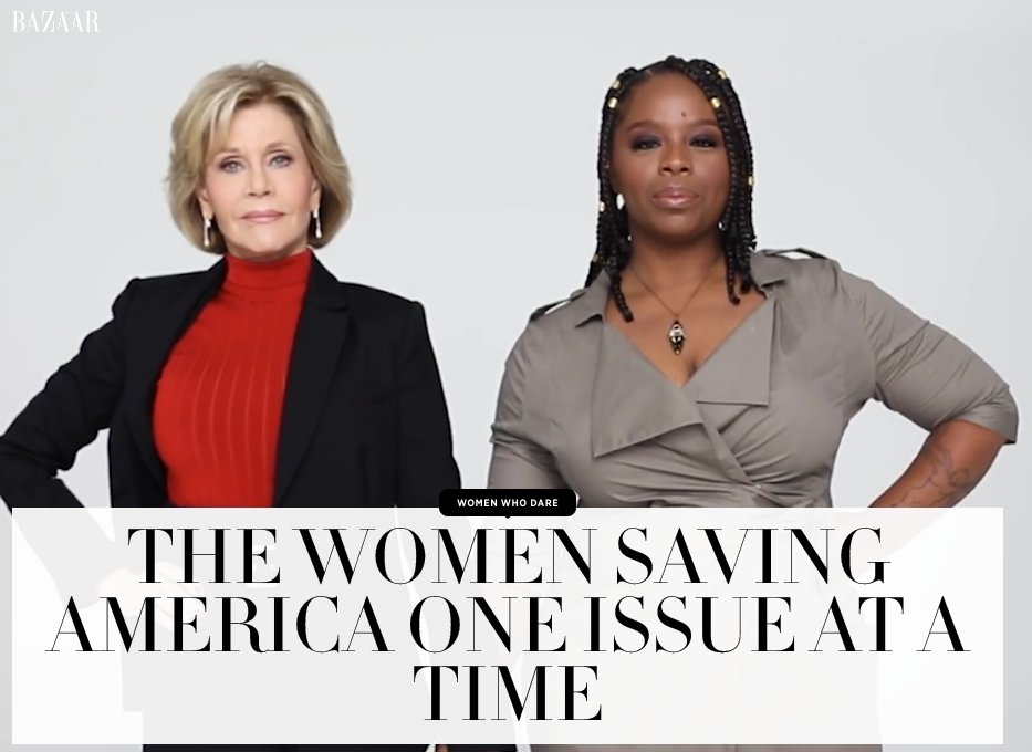 redefine_co's tweet photo. What makes a daring woman?
- Vision
- Commitment
- Style
- No Fear

Congratulations to the powerful, outspoken and courageous women featured in @harpersbazaarus 2018 #WomenWhoDare. #redefinestrength https://t.co/DlET4i6l5o https://t.co/T7nvcs5gx5
