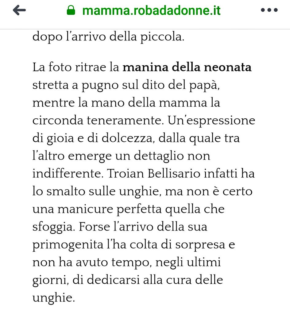 SetteETrenta's tweet image. Va mi sembra normale che nasce un bambino e ci si concentra sulla manicure non perfetta? MA ANDATEVENE A FANCULO
#troian