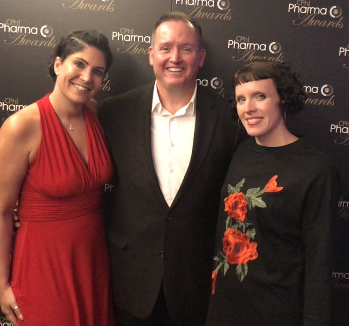 PharmaMfgScribe's tweet photo. Team pharma cleans up nice 🇪🇸 #CPhI2018 https://t.co/ured8mfr09