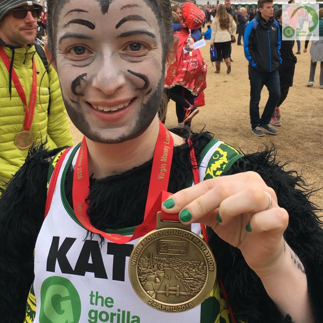 Running for <a href="/Gorillas_Org/">The Gorilla Organization</a> at the <a href="/LondonMarathon/">TCS London Marathon</a> will fund local communities rebuild #gorilla-forests; fuel-saving stoves reducing the amount of wood being taken from the gorilla-#forest; ranger patrols carry out lifesaving work and SO MUCH MORE! 

Contact: events@gorillas.org