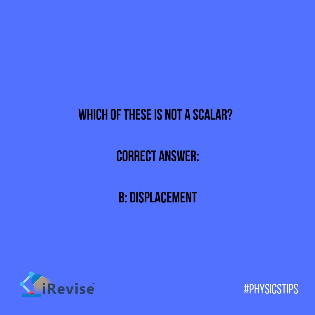 iRevise_Ireland's tweet image. Here&apos;s the correct answer. Did you get it right? Congrats! #PhysicsTips
