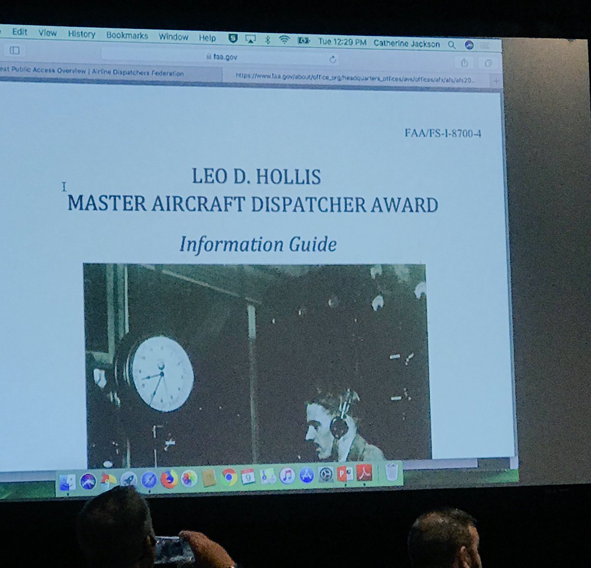 PAFCAUAL's tweet photo. So happy to see the creation of the Leo D. Hollis award. Thanks to @AirlineDispatch and Jim Jansen for their efforts in creating the award. #summit2018 #adfsummit https://t.co/YQzdJNnyj8