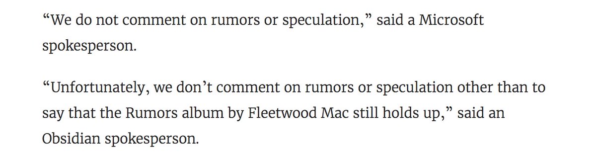 lucyjamesgames's tweet image. I really want to give @Obsidian's spokesperson a big high five