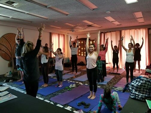 FC_sandiego's tweet image. Friendship Circle SD&apos;s first Yoga class! Participants stretched, balanced, &amp;amp; relaxed as well as played games &amp;amp; enjoyed crafts. Thank you to the SDSU Hillel &amp;amp; Jewish Student Union volunteers! #friendshipcirclesd #specialneedsprograms #specialneeds #yoga #sandiego #jewishsandiego