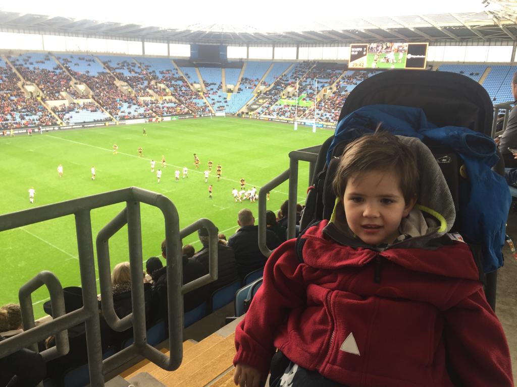 Local resident George enjoying his wish day at the rugby courtesy of <a href="/KenilworthRT/">KenilworthRoundTable</a> in conjunction with <a href="/WaspsRugby/">Wasps Rugby</a>.  Do you want to know more about <a href="/KenilworthRT/">KenilworthRoundTable</a> and what we do?  Contact us via Twitter, Facebook or our webpage.