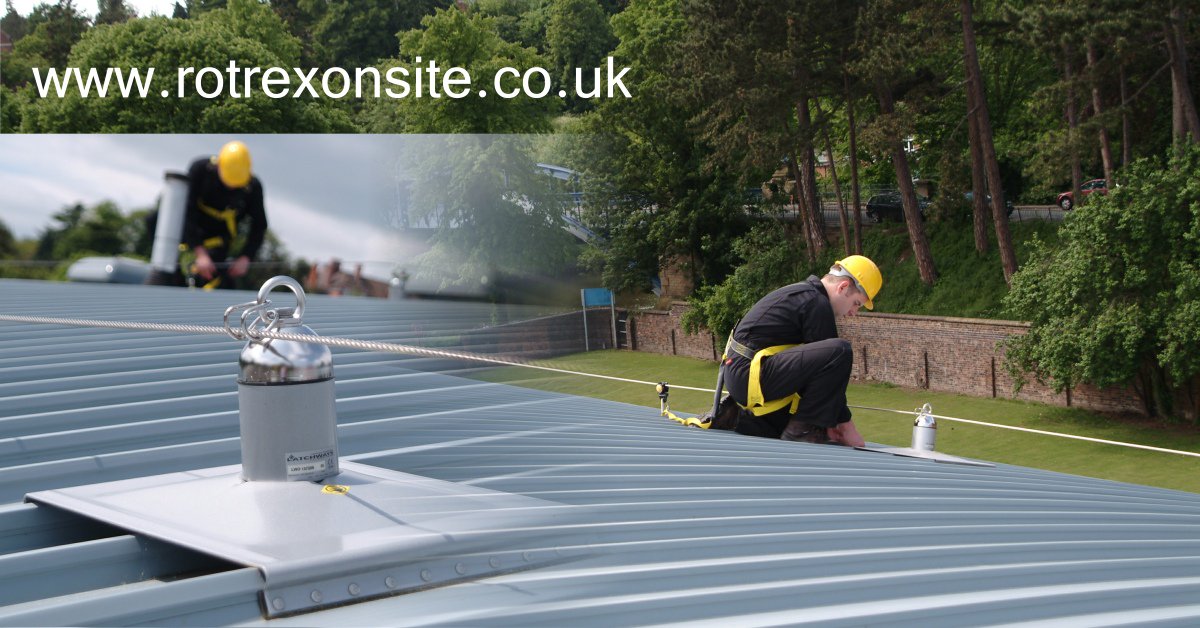 RotrexOnsite's tweet photo. The #roofing sector has one of the highest rates for injury claims. Contractors can sustain life threatening injuries due to not having the proper #fallprotection. Hire Rotrex OnSite to undertake a thorough workable #risk assessment. Make #safety a priority #workingatheight https://t.co/I55DGlS5ac