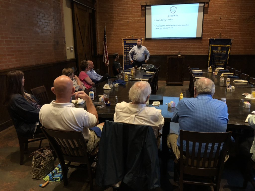 BeltonChamber's tweet photo. Enjoyed meeting with Belton Rotary Club to learn more about Belton ISD safety program. Great community partnerships making Belton a better place to live, work, shop, play, and raise a family. #BeltonChamber #WeLoveBelton https://t.co/KbYTRklE08