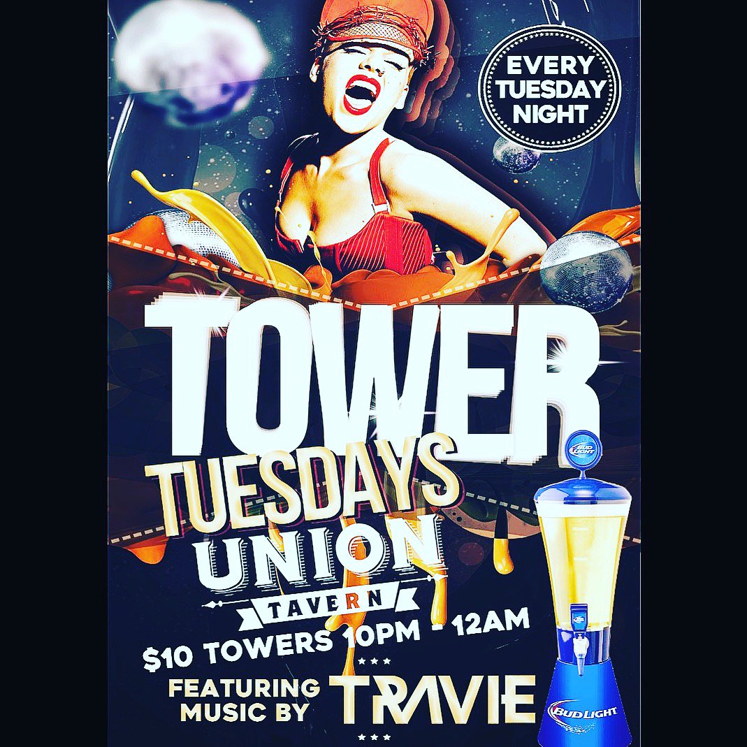 UnionTavernPK's tweet photo. TOWER TUESDAY!!! @djtravietrav on set!!! Let’s get after it!! #towertuesday #poughkeepsie #hudsonvalley #marist https://t.co/QTLioN2ds4