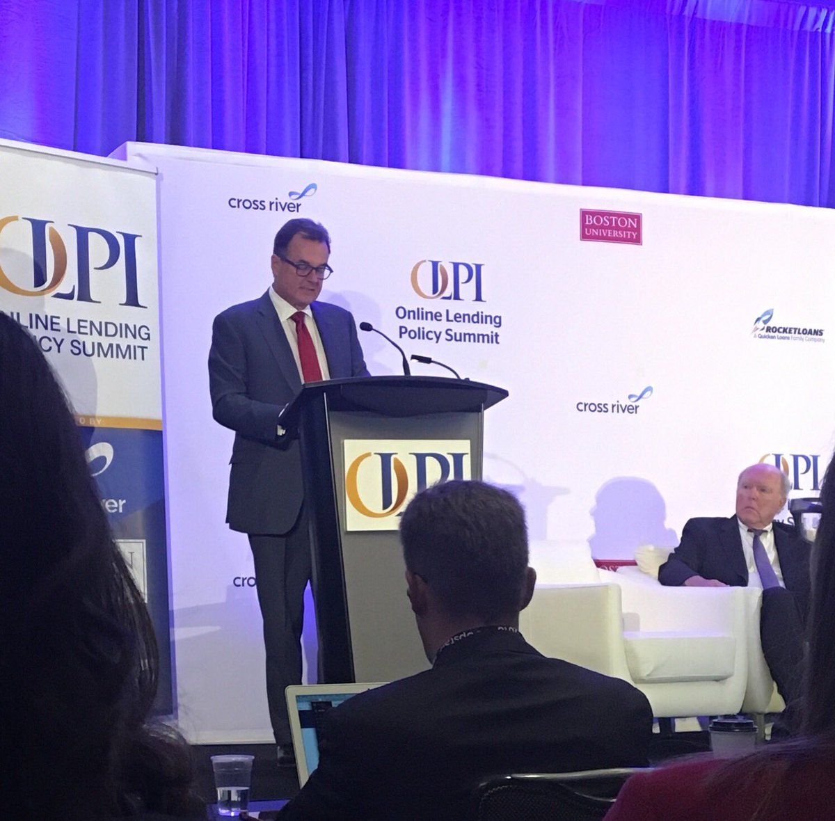MWKoenitzer's tweet photo. Listening to @CraigPhillipsDC at the #OLPS2018. Great Fintech report prepared by the @USTreasury https://t.co/a2kIqsOdzC