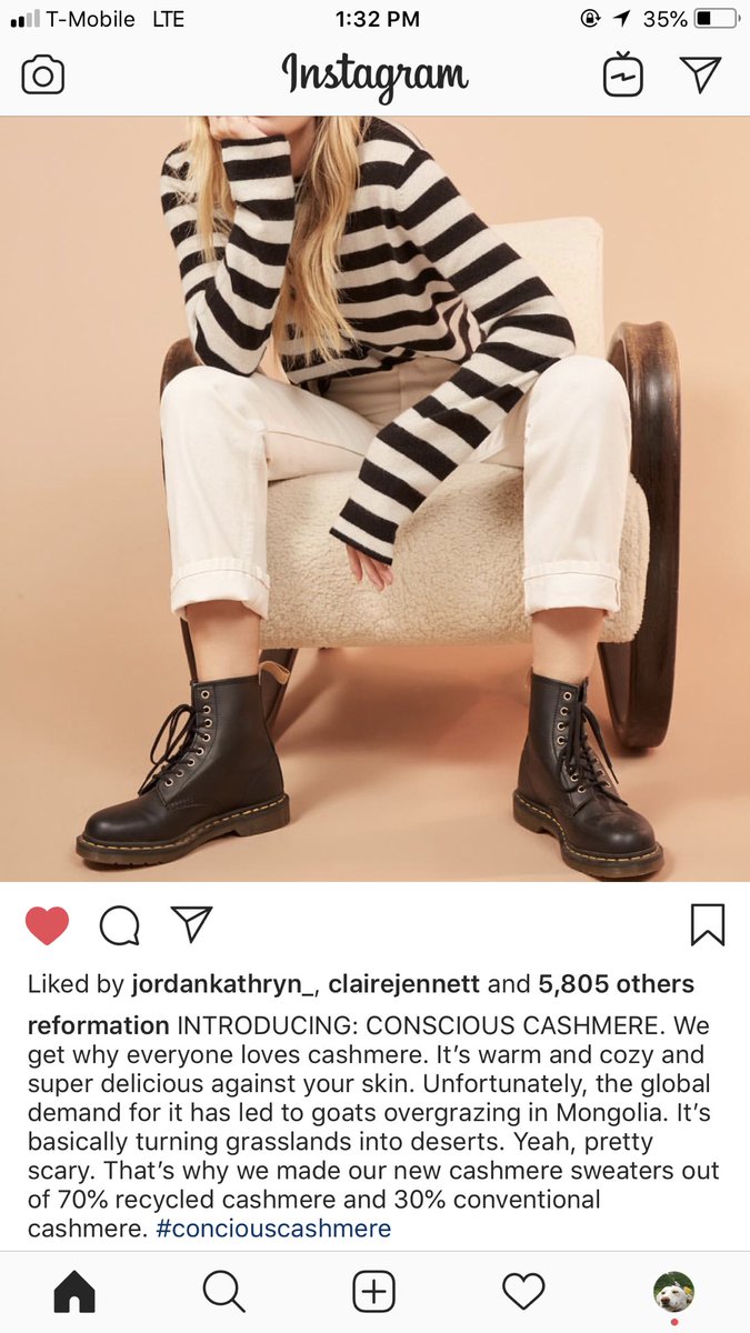 esthergrady1's tweet photo. So cool to see a more local brand step up and do something environmentally conscious+educate their buyers. Awesome work @reformationx https://t.co/PS5VvX6WDi
