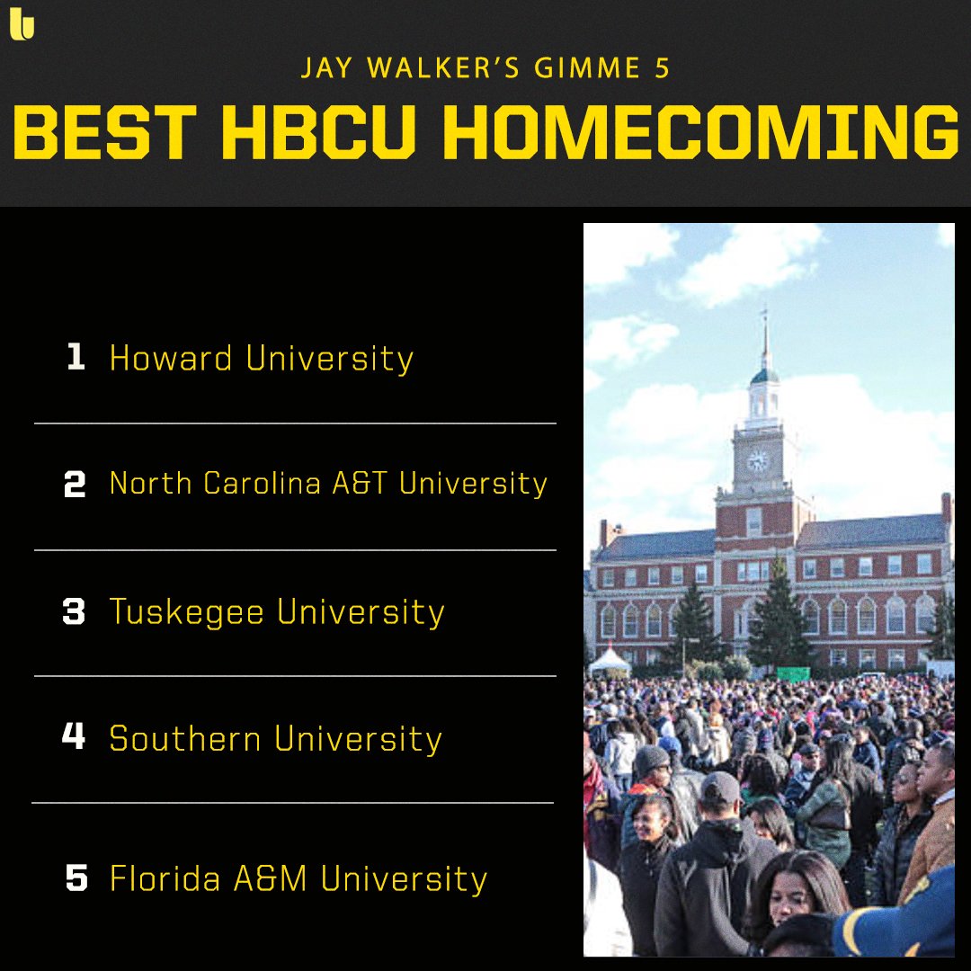 andscape's tweet photo. Which HBCU has the most lit homecoming? #Gimme5 https://t.co/vI3IQilgnp