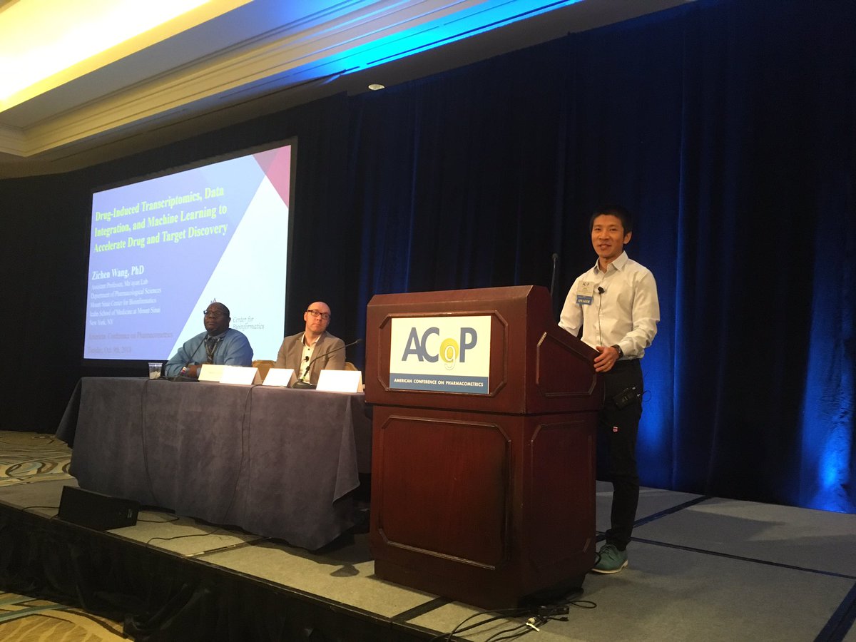 ZichenWangPhD's tweet photo. Presented our work on drug-induced transcriptomics at #ACoP9 #MachineLearning #datavis checkout our web apps: https://t.co/Jxyq64BtdT https://t.co/NOESe1bLpn @MaayanLab https://t.co/koGaYbJ9SX