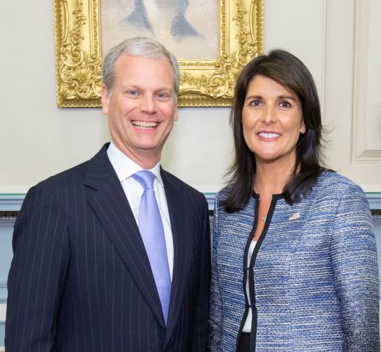 ericfarns's tweet photo. visiting at #2018WCA with Ambassador @nikkihaley, who just announced her resignation this morning as Ambassador to the United Nations. https://t.co/Uft51aaMaa