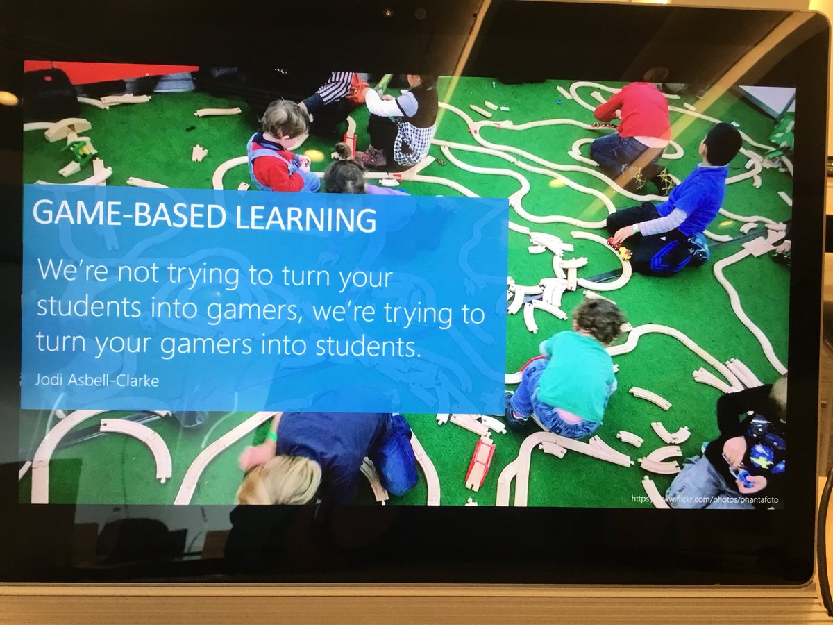 MLRing100's tweet photo. Many of our students are already proficient gamers, let’s support them in using those skills to become proficient across the curriculum. @exploreMSFTedu #edtech_k12 @roddywood #wcpssitlms #SuperFRES https://t.co/zTH4PP85WQ