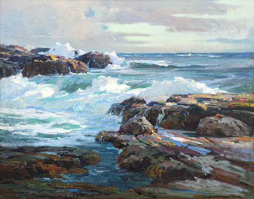 KargesFineArt's tweet photo. Who's up for a mid-day #VisualVacation to the beach? Enjoy this scene from Southern California Impressionist artist Jack Wilkinson Smith (1873-1949), and let it take you away to your Happy Place :) 24x30, on view at our Santa Monica gallery today! #art #Impressionism #beach https://t.co/ZIlY19TOMp