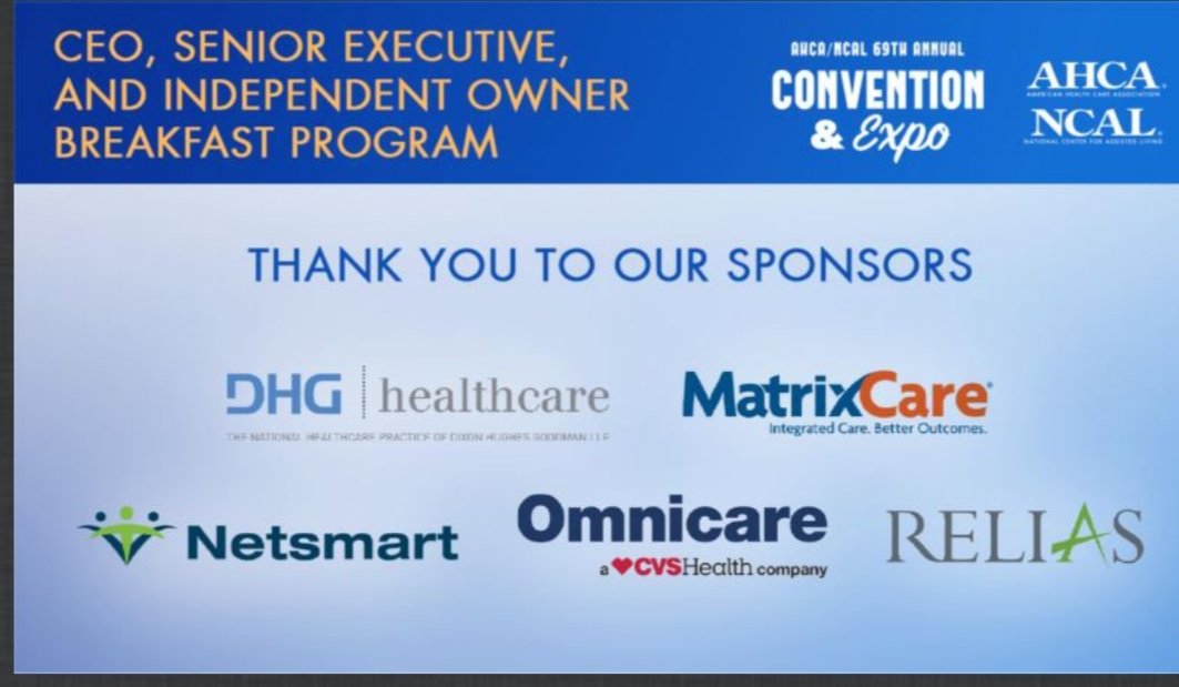 Was an honor to support <a href="/ahcancal/">AHCA/NCAL</a> with this sponsorship at #AHCANCAL18 in sunny San Diego! #DHG #DHGHEALTHCARE

"You stay classy San Diego!!"