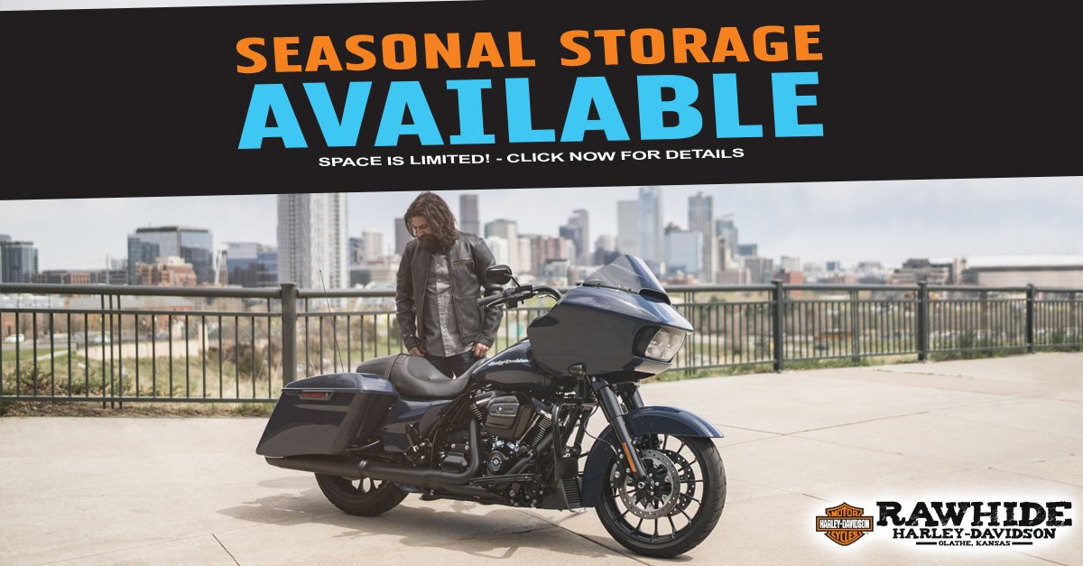 RawhideHarley's tweet photo. Have you booked your seasonal, climate-controlled storage for your baby yet? Book by Dec 31st to qualify for special offers! Space is limited. First come, first serve.
Details: https://t.co/myhGxyWXg2
Service Dept: (913) 764-7433 https://t.co/YIdhCBC7NG
