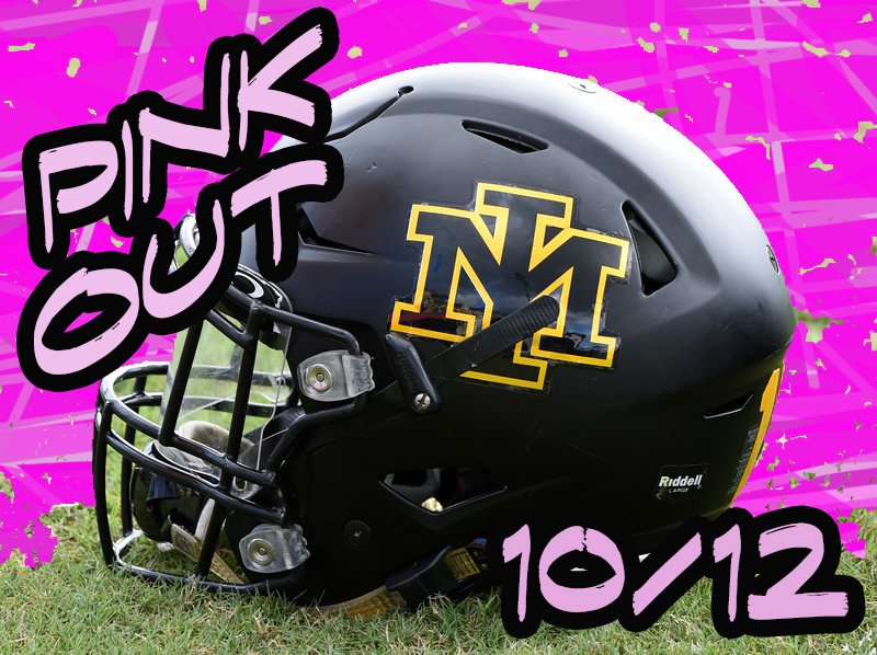 club_qb's tweet photo. This Friday night is our PINK OUT game!  Make sure you come out to the O'Dome wearing you're fiercest pink outfit as @MerrittIslandFB takes on @terriergridiron.  7:00 pm https://t.co/FLvJUm6Gcs