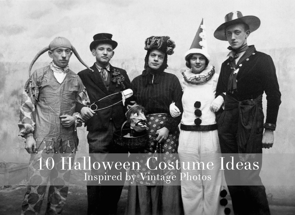 10 Halloween Costume Ideas Inspired by Vintage Photos #HalloweenCostumes bit.ly/2A20DT1