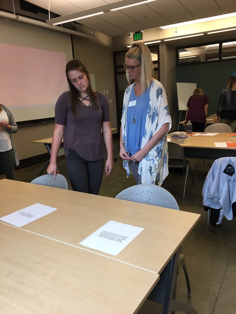 CentralCollEd's tweet image. Running a mock parent workshop to teach our peers about typical language development in young children.