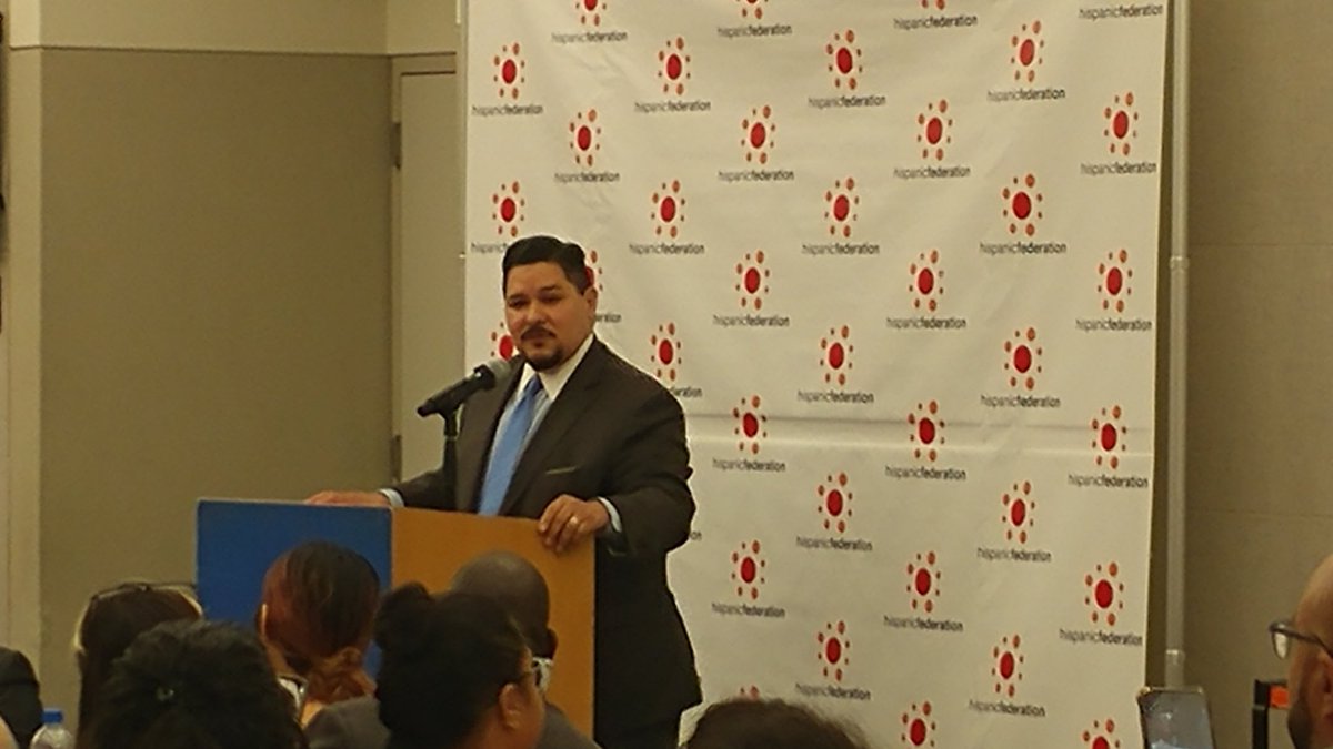 JasonabockoA's tweet photo. Education Chancellor Richard Carranza speaking at the #HispanicFed2018 conference #NmicNy https://t.co/X8v0ezcIcR