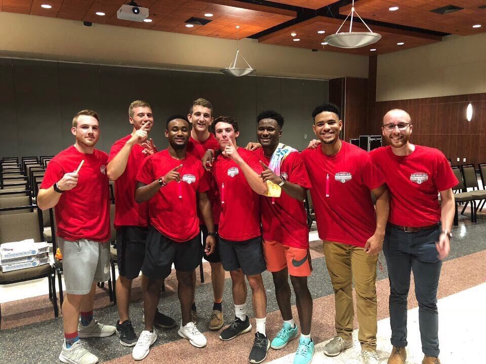 ULSigmaChi's tweet photo. Number 1 in the scavenger hunt, and number 1 in your hearts! The Men of Sigma Chi enjoy participating in school wide events, and they take pride in showing school spirit! #InHoc #Homecoming https://t.co/LjgxQvYCN8