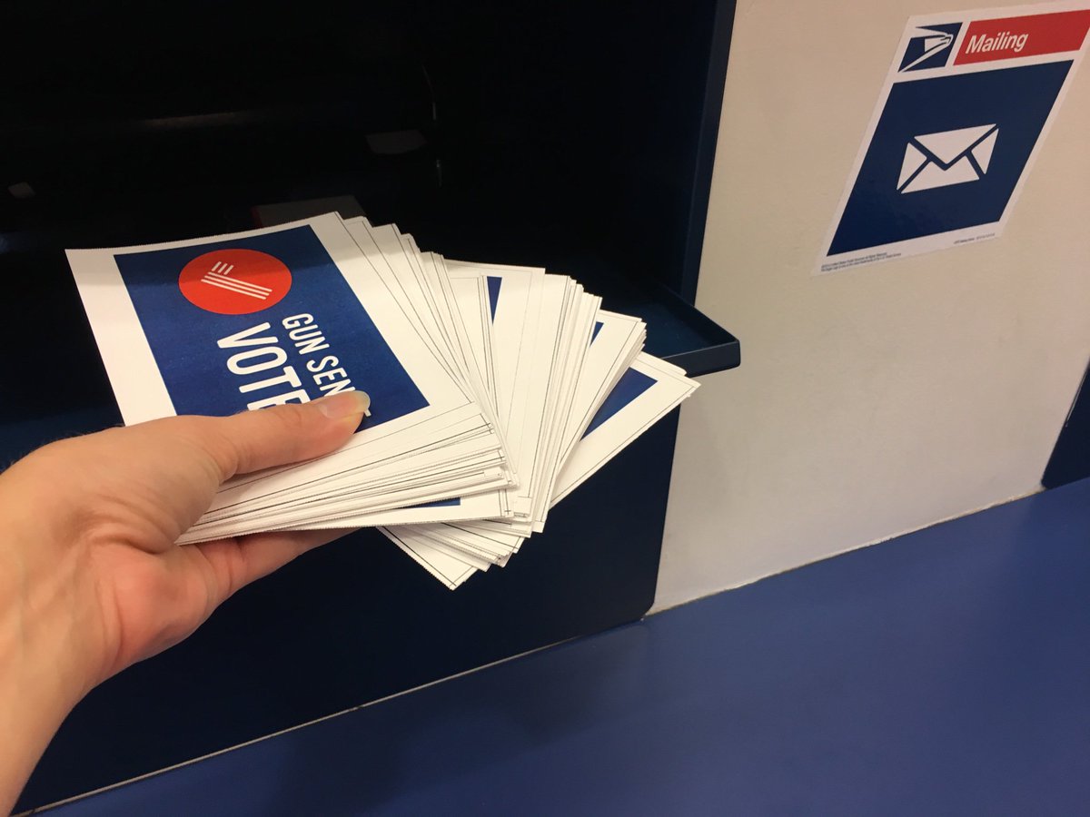 BAmandaTweets's tweet image. The Frederick group mailed out their first 100 gun sense voter postcards today! 400 more to go! @MomsDemand #MDPolitics #midterms #ThrowThemOut #ExpectUs #gunsense #GunSenseCandidate
